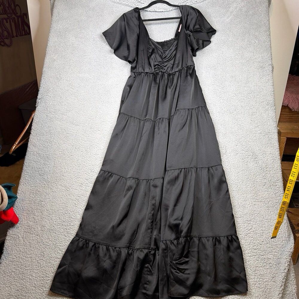 Show me your MuMu Nicole maxi dress black sz 1x